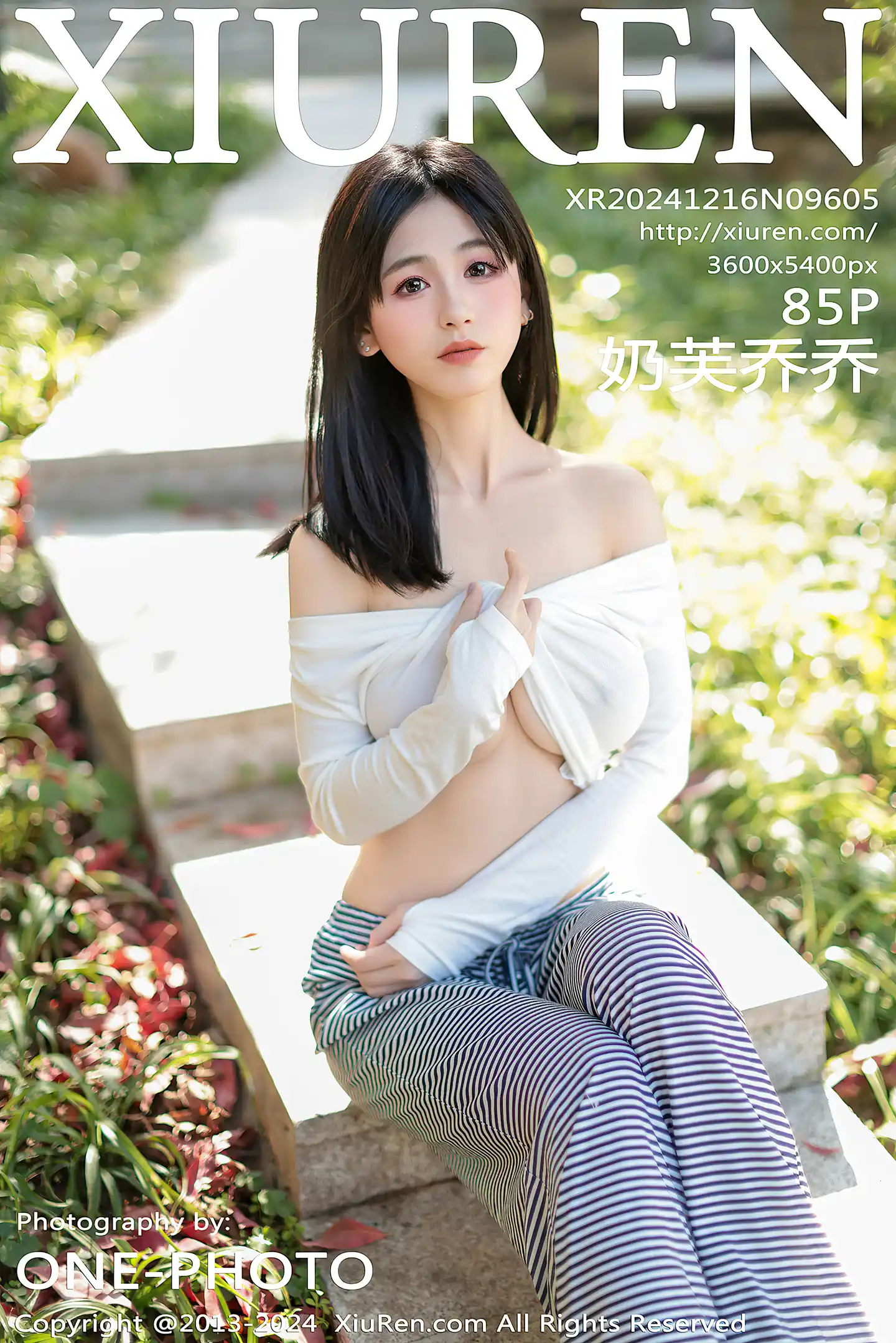 [XiuRen秀人网]No.9605_模特奶芙乔乔性感白T配长裤露超薄黑丝秀凹凸身材撩人诱惑写真85P-秀人网 - XiuRen.Space